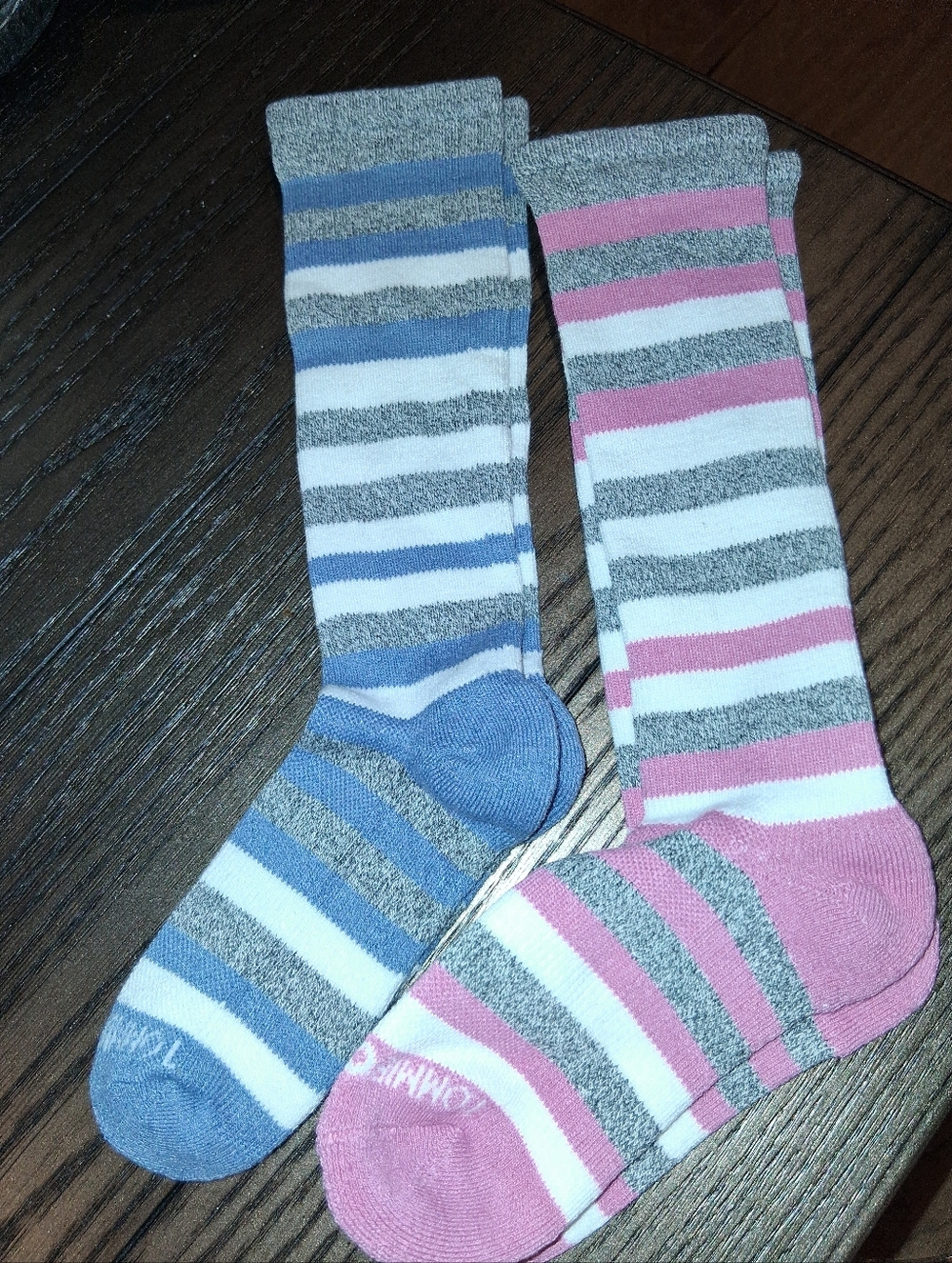 NEW Tommy Copper Compression Socks Striped Knee-High Lady's Shoe 4 - 6.5